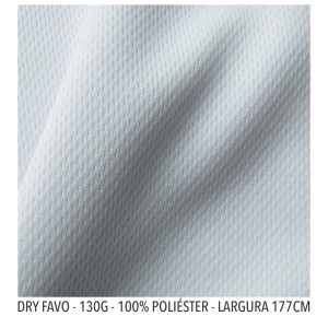 DRY FAVO + IMPRESSÃO + CALANDRAGEM Dryfit 100% Poliéster 177 x 100 4x0 SUBLIMAÇÃO  