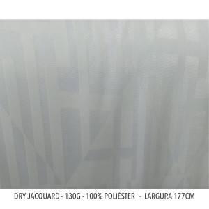 DRY JACQUARD + IMPRESSÃO + CALANDRAGEM Dryfit 100% Poliéster 177 x 100 4x0 SUBLIMAÇÃO  