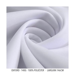 OXFORD + IMPRESSÃO + CALANDRAGEM Oxford 100% Poliéster 146 x 100 4x0 SUBLIMAÇÃO  