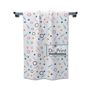 Toalha de Banho Personalizada 30% Poliéster 70% Algodão 70x135cm 4x0 Sublimação Total Frente SUBLIMAÇÃO  